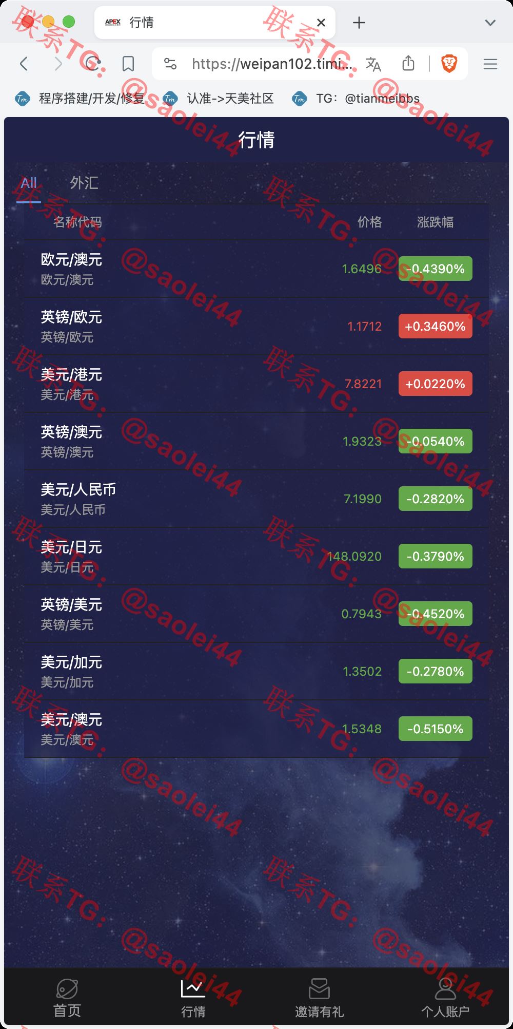 【亲测】APEX多语言外汇微盘微交易所源码/单控点控+代理分销+K线完好/前端html后端PHP-heichanym.com-黑产源码